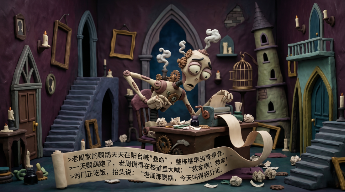 Featured image of post 老周的鹦鹉闹剧